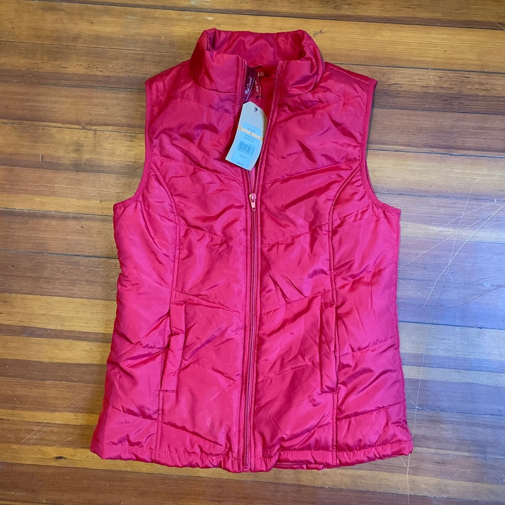 Red Puffer Vest